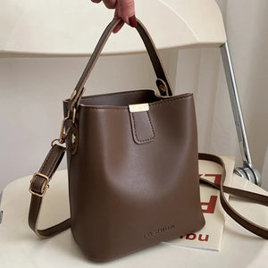 Casual Ladies Tote Female Bucket Shoulder Bag