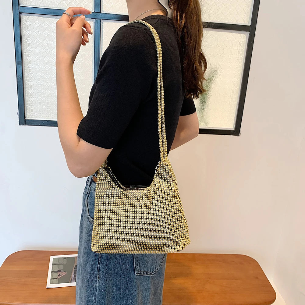 Rhinestone Shoulder Crossbody Bag Evening Wedding Party Clutch Purse