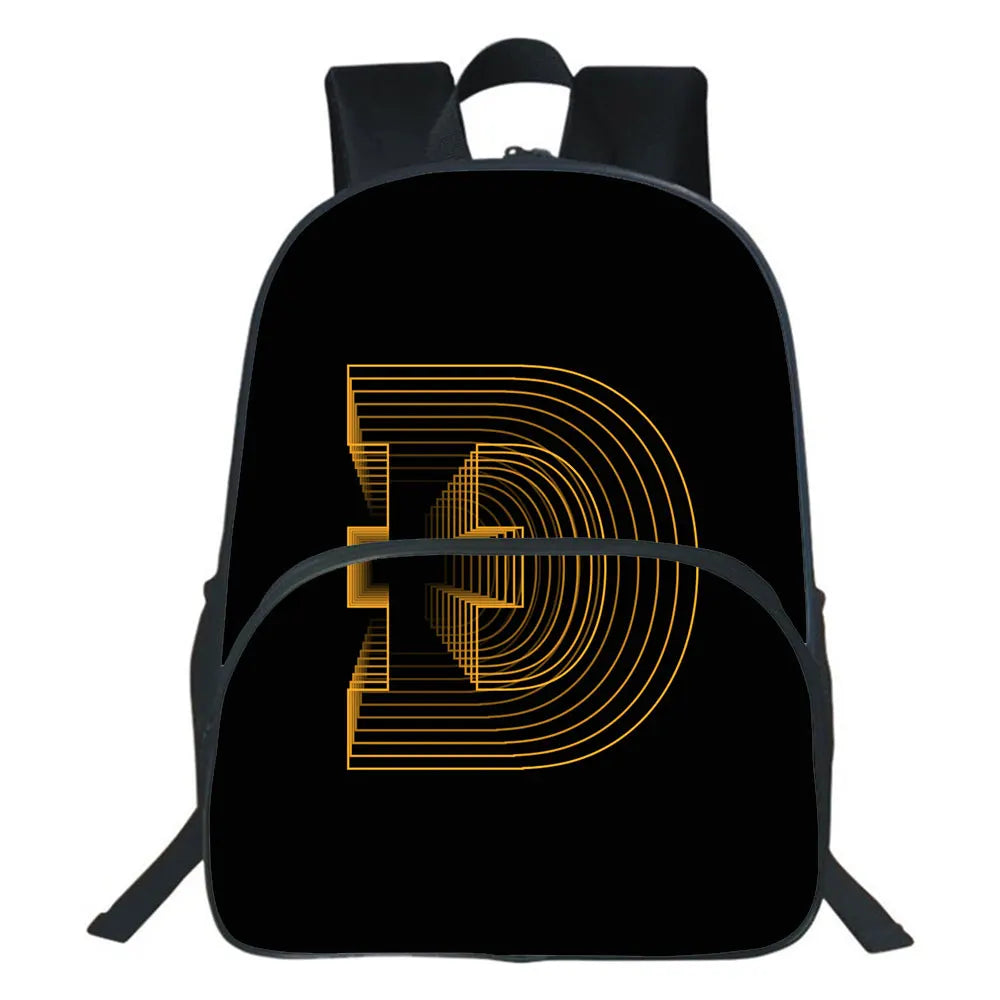 Dogecoin Backpack 3D Cartoon School Bag for Kids