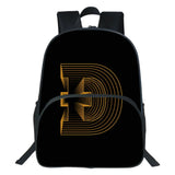 Dogecoin Backpack 3D Cartoon School Bag for Kids