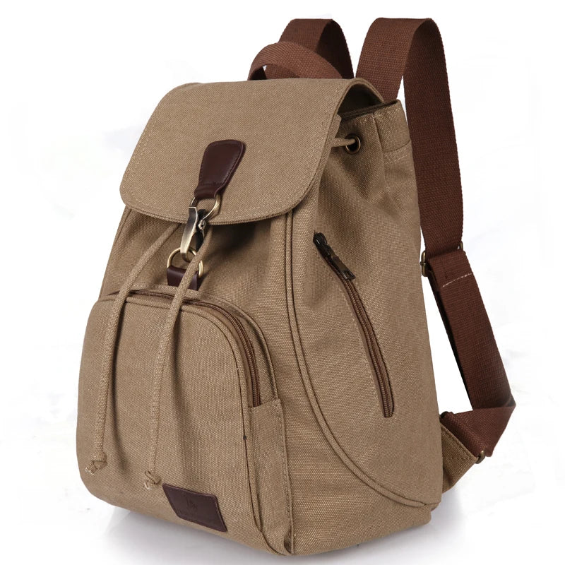 Canvas Laptop School Bags Shoulder Bag For Girls Women