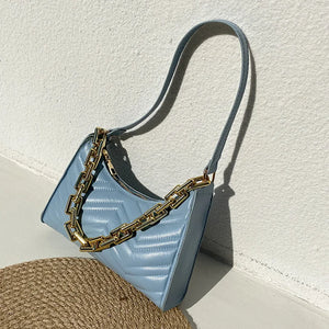 Casual Women Totes Shoulder Bags Leather Chain Handbag