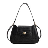 Retro Women Totes Shoulder Bag Crocodile Pattern Handbag