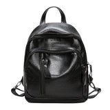 Female Mini Backpack Small PU Leather Shoulder Bag