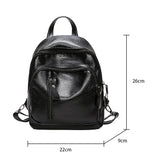 Female Mini Backpack Small PU Leather Shoulder Bag