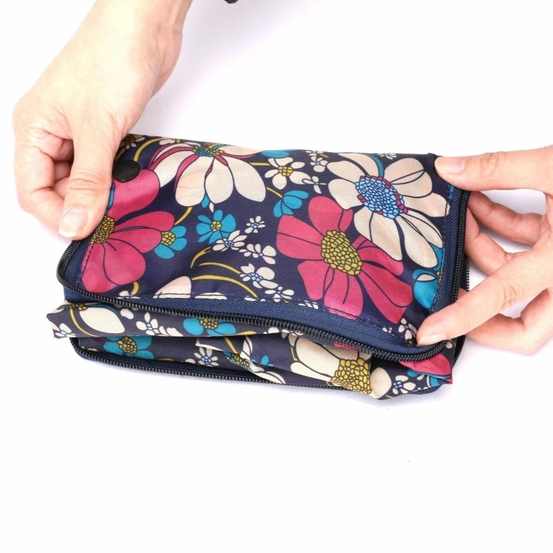 Large Capacity Foldable Travel Backpack Drawstring Tote Bag