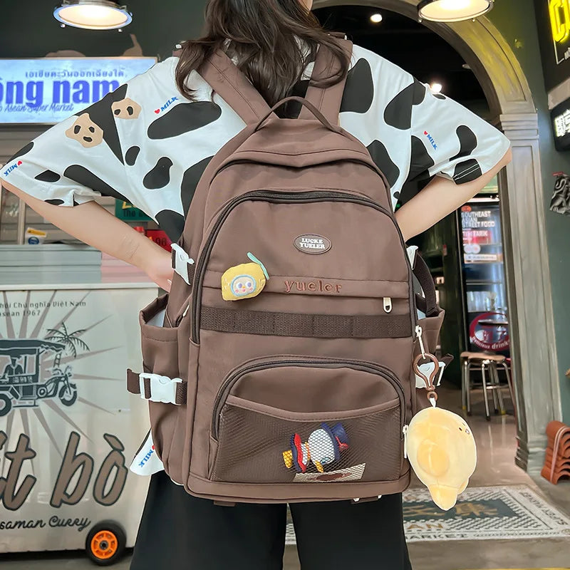 Casual Women Backpack Girl College School Bag Book Packbags Teen Travel