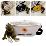 Casual Women Mini Bucket Pouch Daisy Waist Bag Girls Shoulder Bag