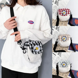 Plaid Women Shoulder Bag Crossbody Casual Small Bag Flap