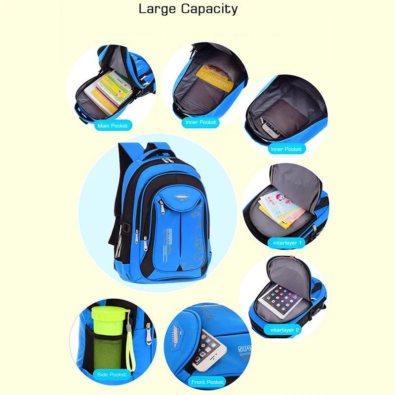 Waterproof Children's Backpack for School