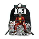 Joker Backpack Pattern Schoolbag Teens Daily Backpack Students Boys Girls