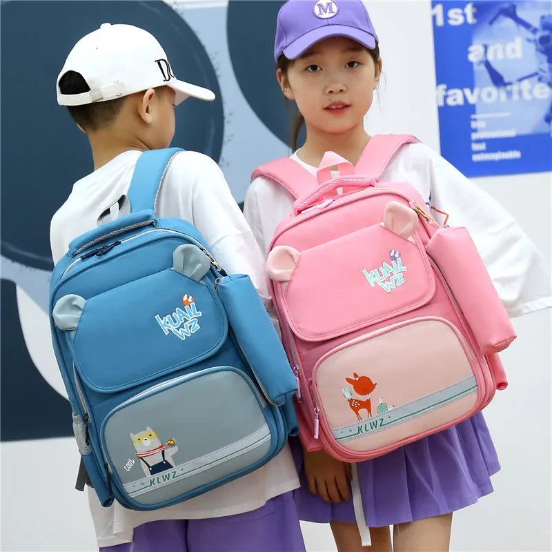 Kids Backpack Oxford Cloth Waterproof Large-capacity Outdoor Travel Bag