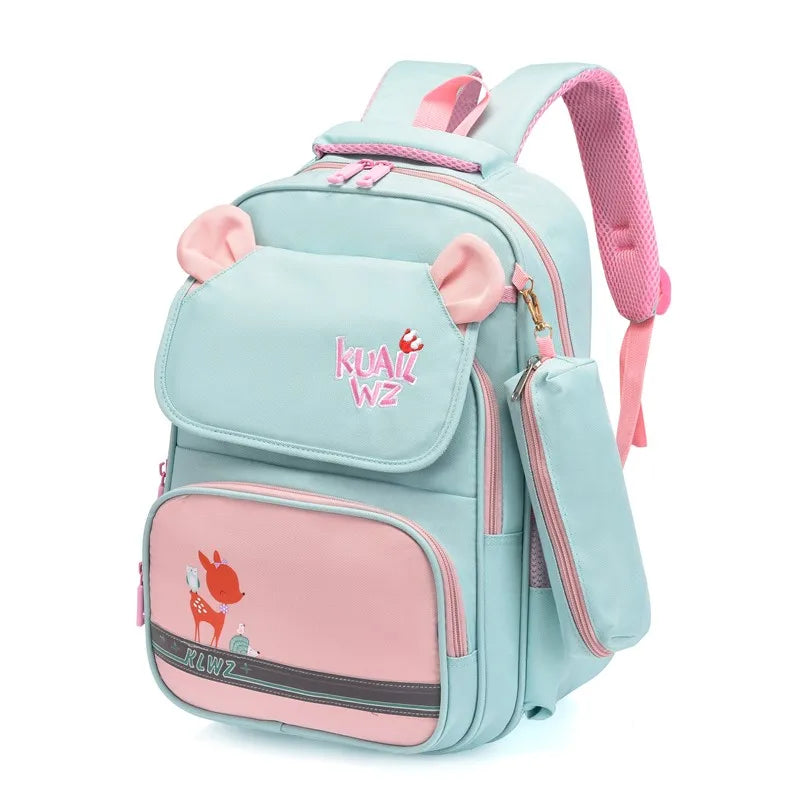 Kids Backpack Oxford Cloth Waterproof Large-capacity Outdoor Travel Bag