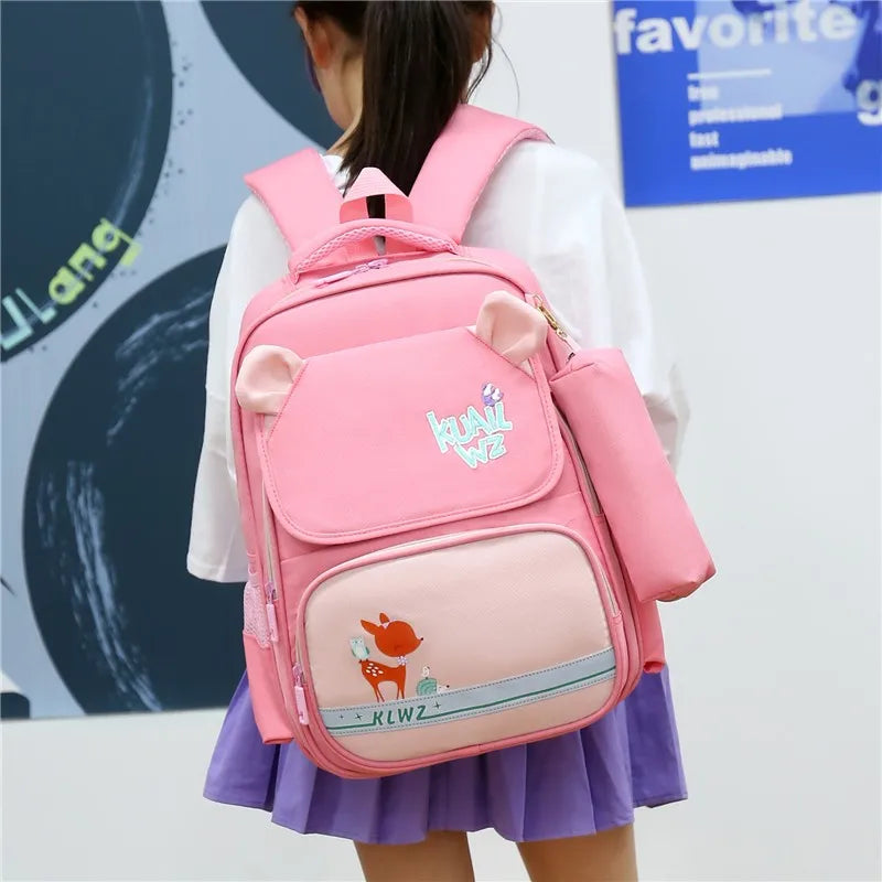 Kids Backpack Oxford Cloth Waterproof Large-capacity Outdoor Travel Bag