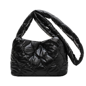 Winter Space Cotton Crossbody Bag for Women Large Capacity Shopping Handbags