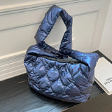 Winter Space Cotton Crossbody Bag for Women Large Capacity Shopping Handbags