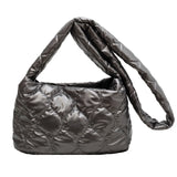 Winter Space Cotton Crossbody Bag for Women Large Capacity Shopping Handbags