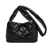 Winter Space Cotton Crossbody Bag for Women Large Capacity Shopping Handbags