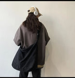 Large Capacity Canvas Messenger Bag Unisex Shoulder Handbag