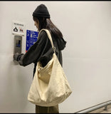 Large Capacity Canvas Messenger Bag Unisex Shoulder Handbag