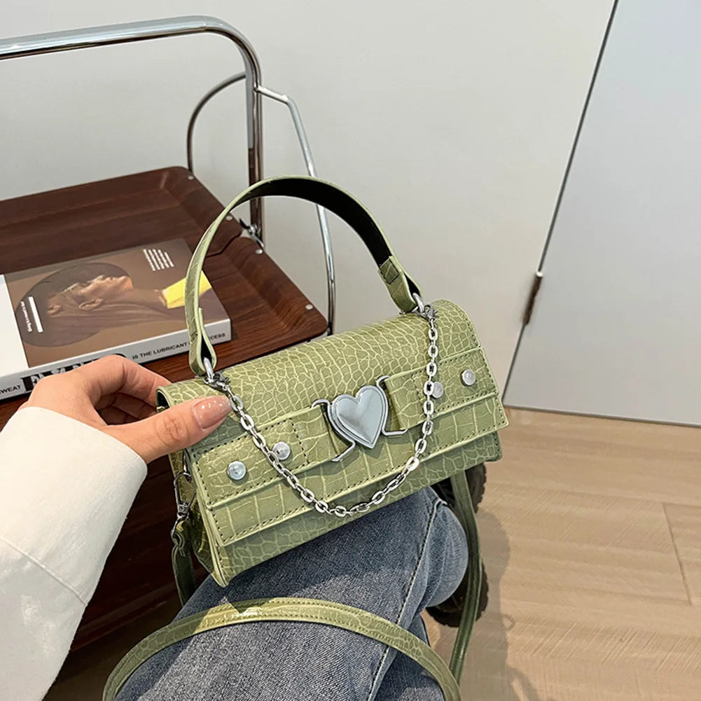 Leather Shoulder Bag Top Handle Handbag for Traveling