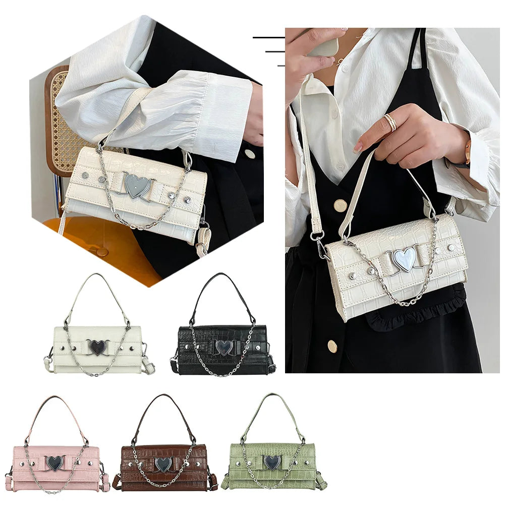 Leather Shoulder Bag Top Handle Handbag for Traveling
