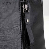 Leather Women Backpack Shoulder Bag Large Capacity Knapsack