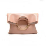 Leather Women Handbag Set Metal Handle Tote Shoulder Crossbody Messenger Clutch
