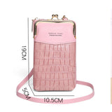 Embossed Crocodile Pattern Women Wallet Large Capacity Messenger Bag