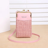 Embossed Crocodile Pattern Women Wallet Large Capacity Messenger Bag