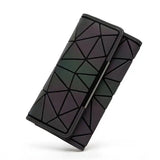 Luminous Wallet Handbag Geometric Clutch Purse Hologram
