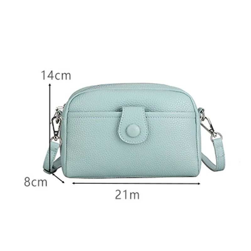 Women Crossbody Bags Soft PU Leather Purse Female Shoulder Tote Bag Handbag