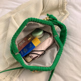 Women Towel Embossed Crossbody Bags Ladies Party Clutch