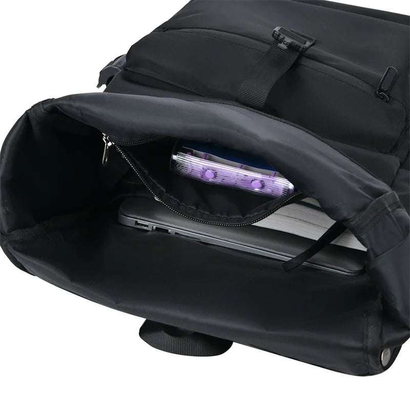 Waterproof Business Backpack for 15.6" Laptop, Teenage Travel Schoolbag