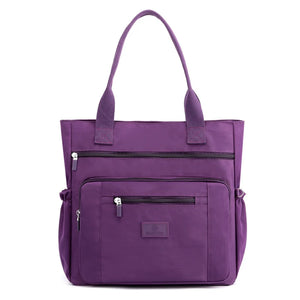 Nylon Shoulder Bag Women's Tote Shopping Bag