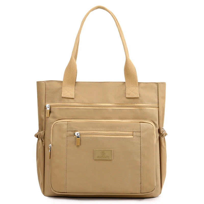 Nylon Shoulder Bag Women's Tote Shopping Bag
