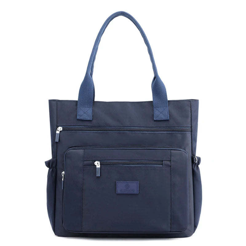 Nylon Shoulder Bag Women's Tote Shopping Bag