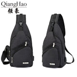 Casual Canvas Chest Bag Crossbody Shoulder Multifunction Small Travel Bag