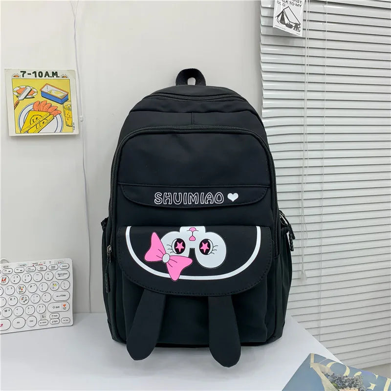 Waterproof Nylon Women Backpack with Multipockets