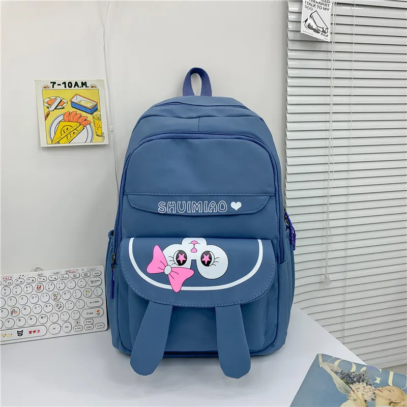 Waterproof Nylon Women Backpack with Multipockets