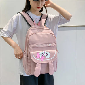 Waterproof Nylon Women Backpack with Multipockets