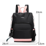 Anti-theft Women Backpacks Oxford Cloth Shoulder Bags Large