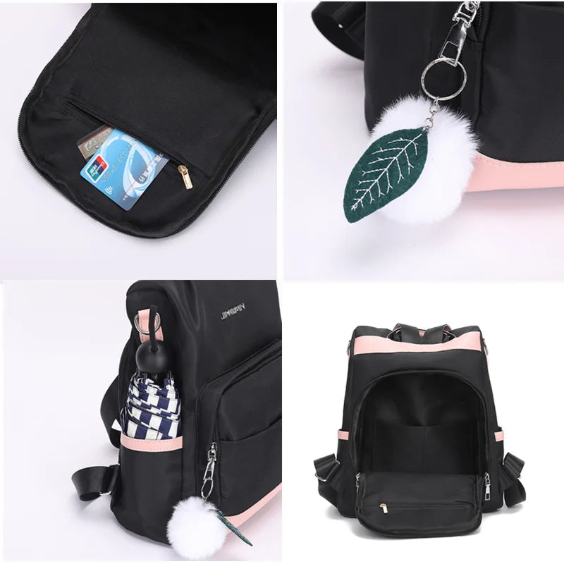 Anti-theft Women Backpacks Oxford Cloth Shoulder Bags Large