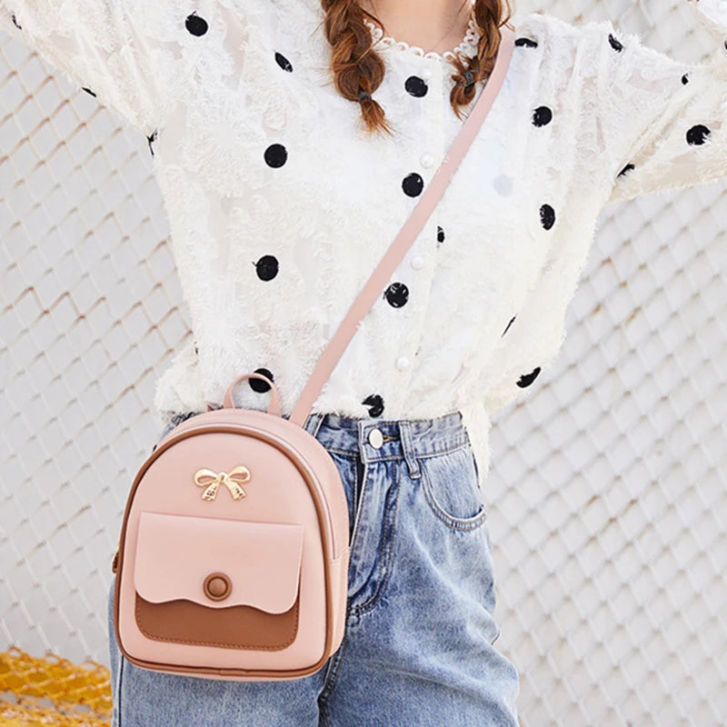 Mini Backpack Small Backless Bag for Girls
