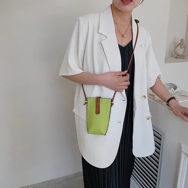 Vintage Cowhide Shoulder Crossbody Mini Bags