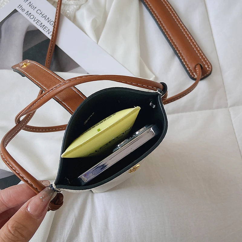 Vintage Cowhide Shoulder Crossbody Mini Bags