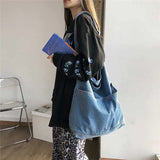 Casual Solid Handbag for Women - Large Capacity Crossbody Shopper Bags