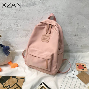 High-Quality Nylon Backpack for Teen Girls - Large Capacity Travel Bag