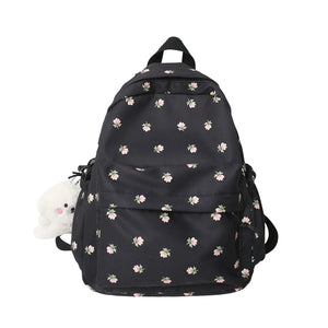 Nylon Women's Anti-Theft Backpack School Bag Teen Girl Shoulder Bag