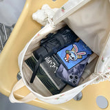 Nylon Women's Anti-Theft Backpack School Bag Teen Girl Shoulder Bag